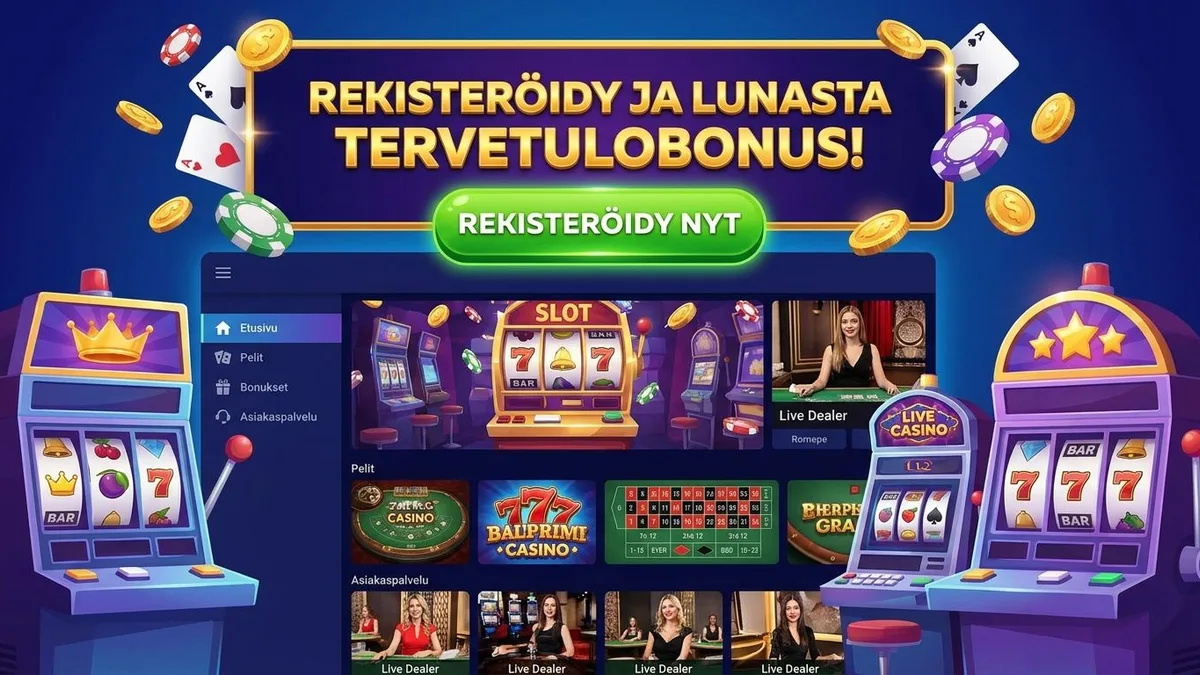 Rekisteröidy bonuksella